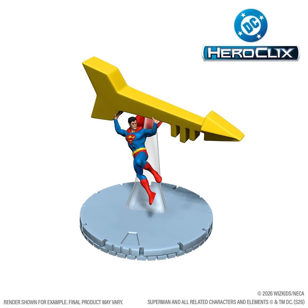 DC HeroClix Iconix Fortress of Solitude Vol 1 Mini-Figure Game Set with Superman, Kelex, Terrain Tiles, Character Cards & Collectible Display