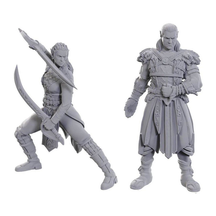 D&D Nolzur's Marvelous Unpainted Miniatures: Jaheira & Halsin