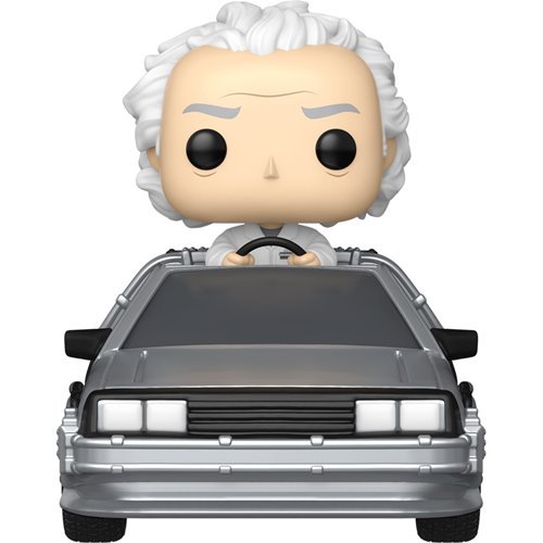 Doc with Time Machine Deluxe #133 Funko Pop! Rides Back To The Future 40th Anniversary - Approx. 5 1/4" Collectible Vinyl Figures