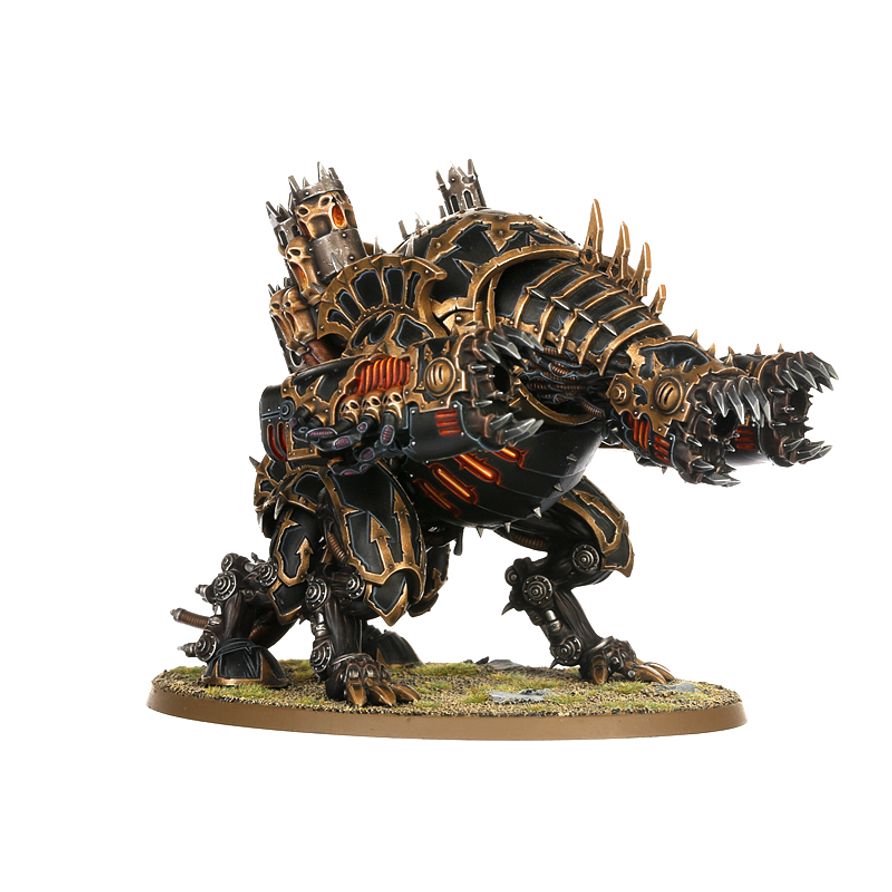Warhammer 40K Chaos Space Marines Forgefiend Miniature Kit – Buildable Daemon Engine for Chaos Space Marines, World Eaters & Thousand Sons – Plastic