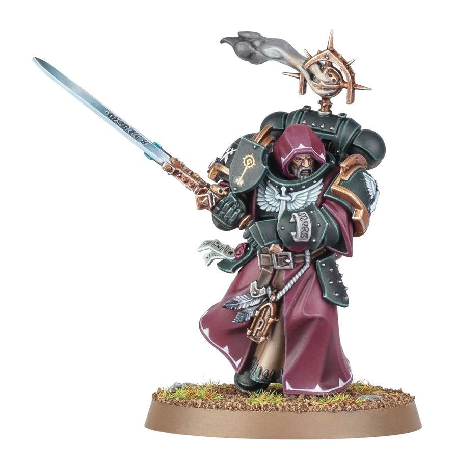 Warhammer 40K Dark Angels Inner Circle Companions – 3 Elite Melee Veterans Miniatures with Calibanite Greatswords, Customizable Poses & Transfer Sheet
