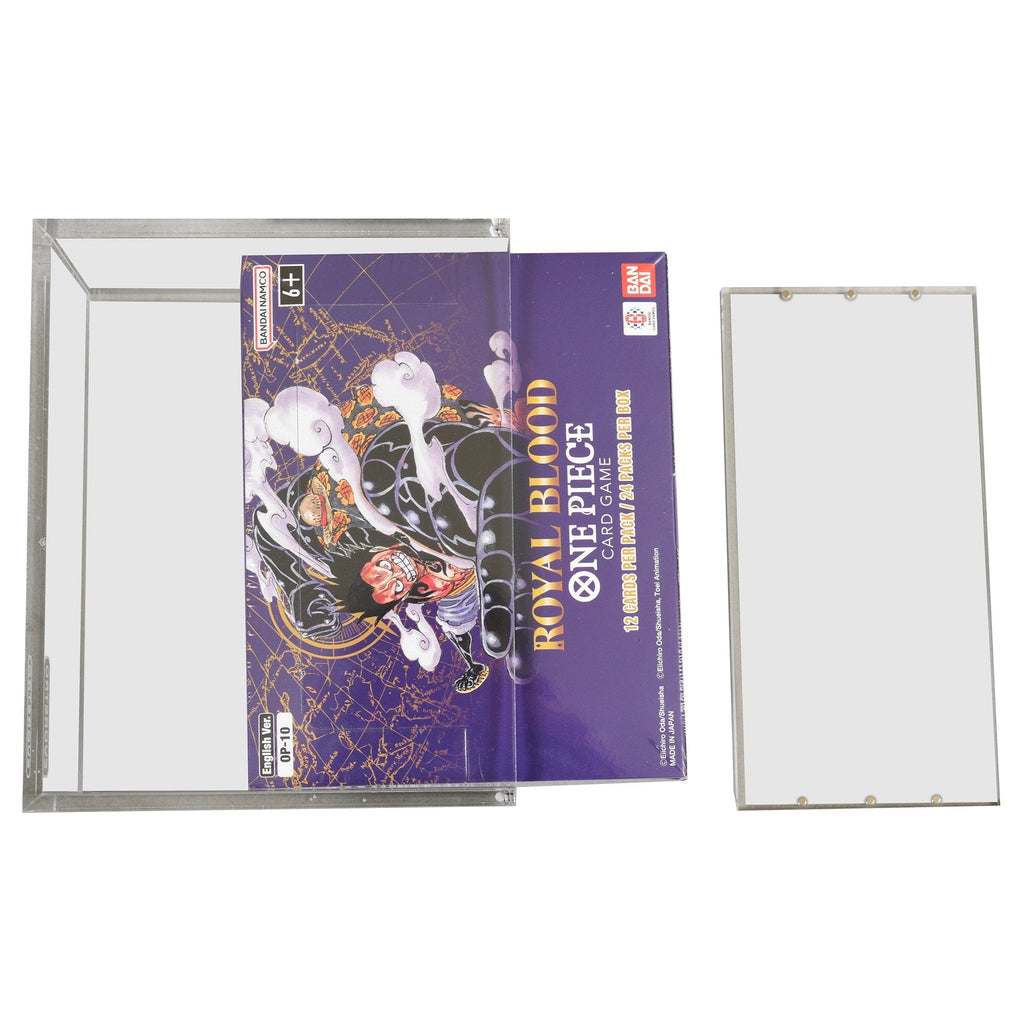 ER Acrylic Case Display for Bandai One Piece TCG Booster Box English – Clear Protective Storage Box, Durable Acrylic Cover for Collectible Card Game