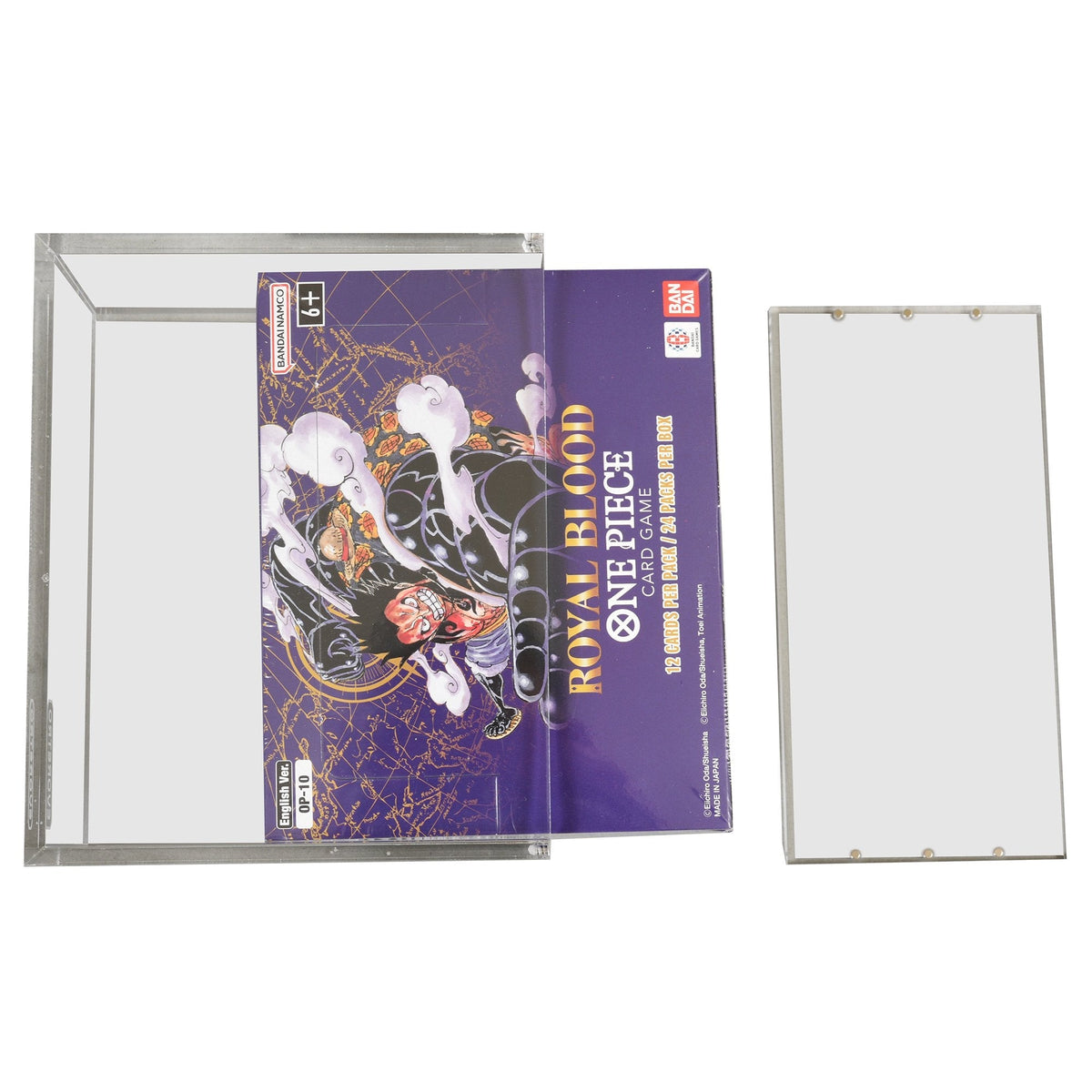 ER Acrylic Case Display for Bandai One Piece TCG Booster Box English – Clear Protective Storage Box, Durable Acrylic Cover for Collectible Card Game