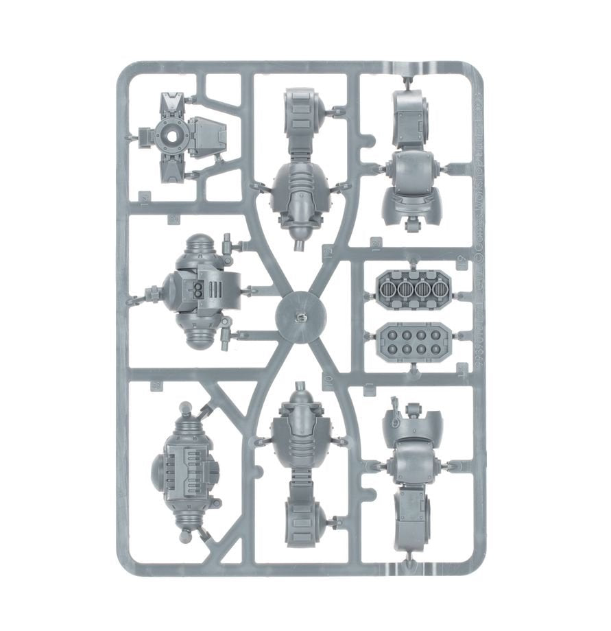 Warhammer 40K Space Marines Ballistus Dreadnought Miniature Model Kit – Heavy Weapons Combat Walker with Lascannons & Missile Launchers – Push-Fit