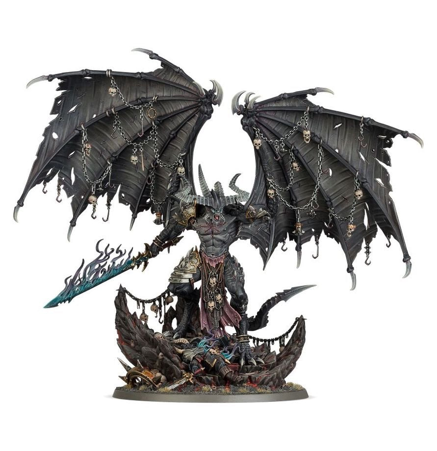 Warhammer Age of Sigmar Be’lakor The Dark Master Miniature Model Kit – Chaos Daemon Prince Collectible Figure for Warhammer Age of Sigmar & Warhammer