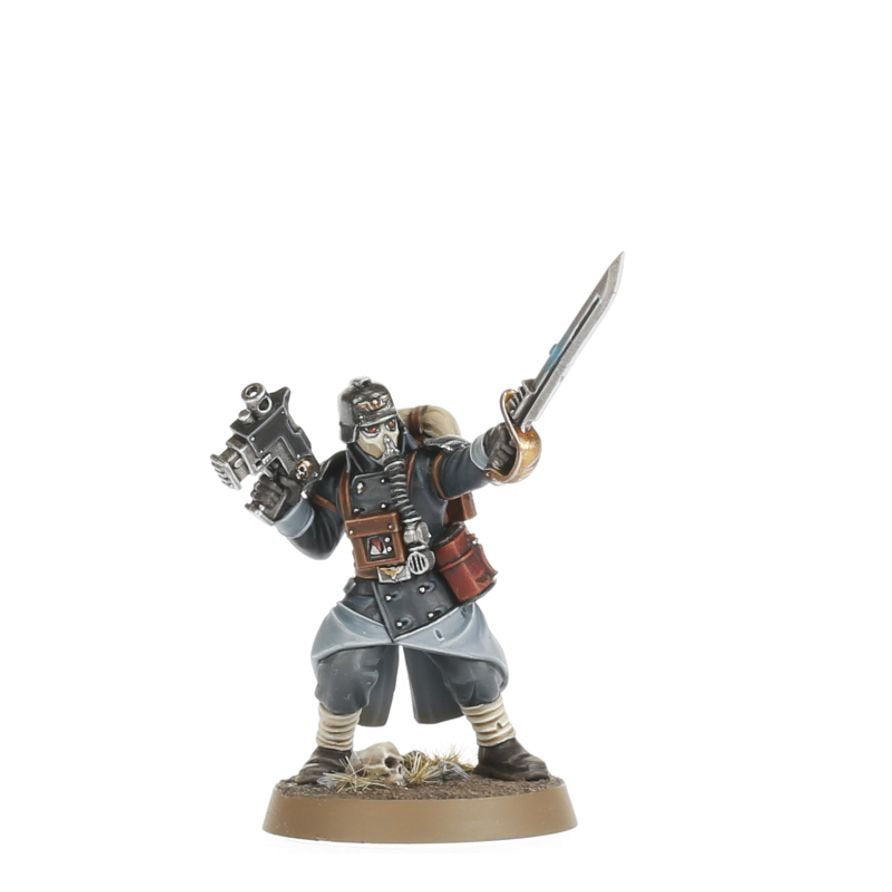 Warhammer 40,000 Astra Militarum Death Korps of Krieg Miniatures Set – 10 Customizable Plastic Soldiers with Transfer Sheet for Warhammer 40K
