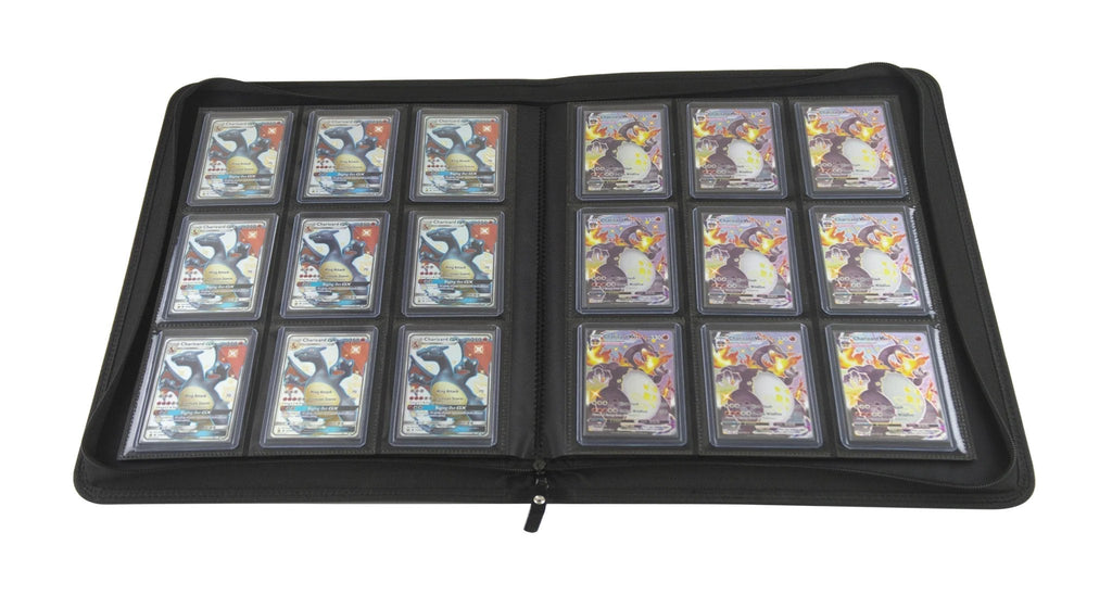 TopDeck Top Loader Binder for 216 Cards, 9 Pocket Side Loading Trading Card Album