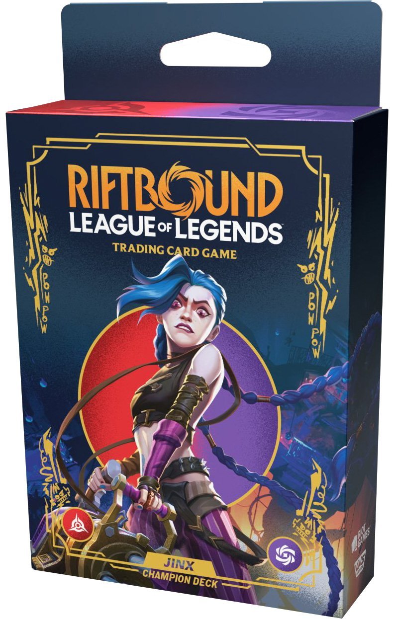 Riftbound League of Legends Trading Card Game: Jinx Champion Deck