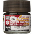Gundam Assemble Color NGA202 Shade Brown Paint by Mr. Hobby – Acrylic Paint for Gundam Model Kits, Gunpla Shading & Detailing, Bandai Gundam Kits &
