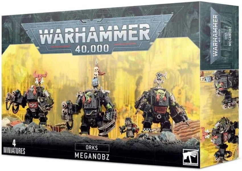 Warhammer 40,000 Orks Meganobz - 4 Miniatures