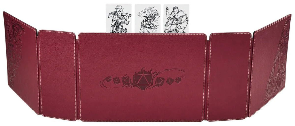 Dragon Shield Role Playing Game Master Companion Blood Red – Compatible with Official DND Spell Cards - 6 Foam Trays with Room for a Total of Over 40