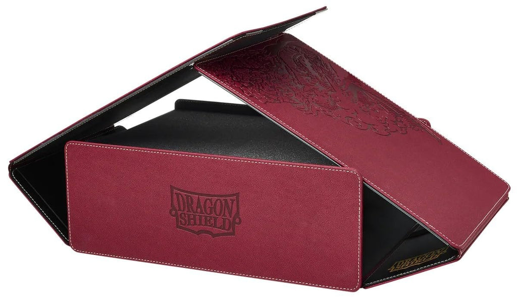 Dragon Shield Role Playing Game Master Companion Blood Red – Compatible with Official DND Spell Cards - 6 Foam Trays with Room for a Total of Over 40
