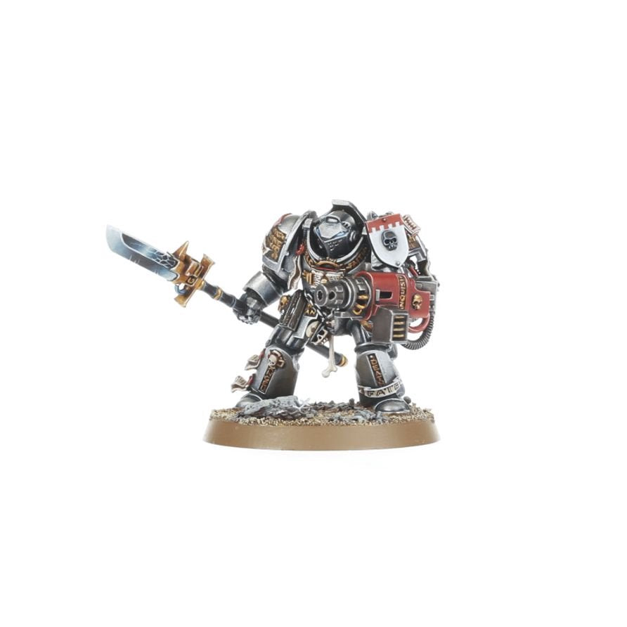 Warhammer 40K Combat Patrol Grey Knights Army Set – 17 Miniatures Including Castellan Crowe, Strike Squad, Brotherhood Terminators & Venerable