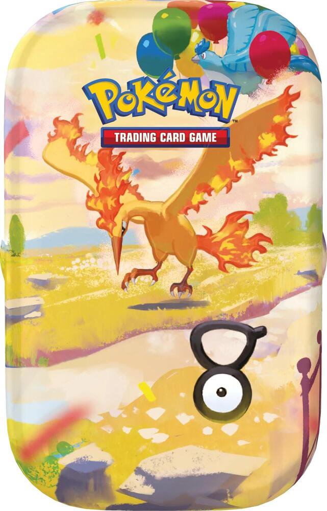 Pokémon TCG: 30th Celebration Mini Tin – Moltres (2 Booster Packs, Sticker Sheet, & Collectible Art Card) | Sealed - (Preorder)