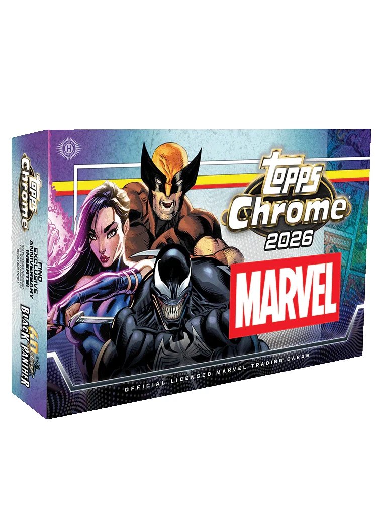 Topps Chrome Marvel Comics 2026 Hobby Box (Preorder)