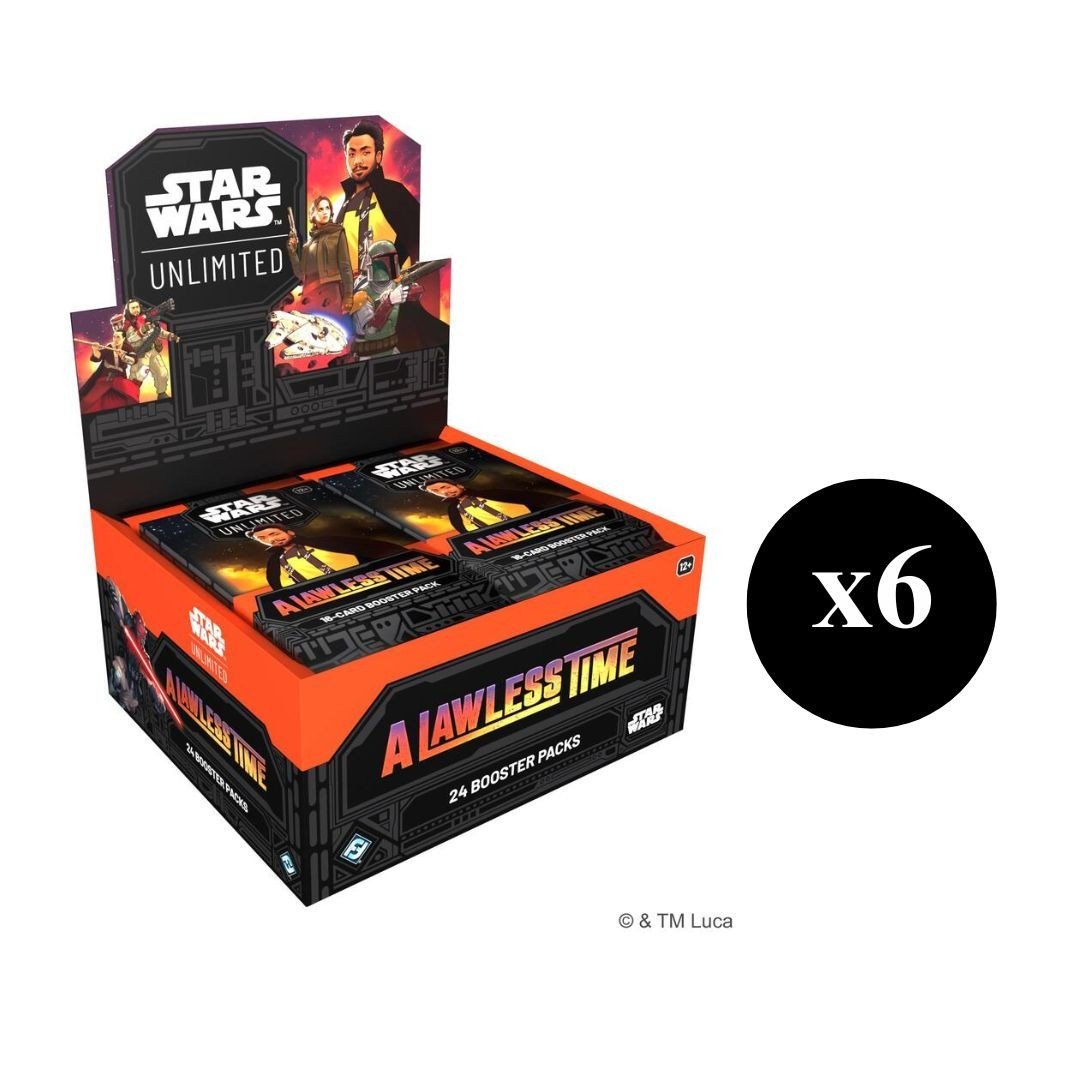 Star Wars A Lawless Time Sealed Booster Box Bundle - 6x Fantasy Flight Games Star Wars Unlimited TCG Booster Boxes for Collectible Trading Cards &