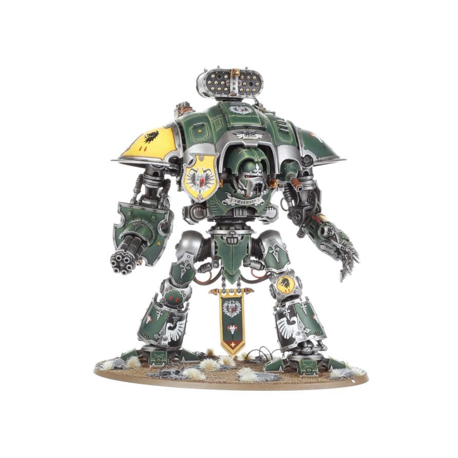 Warhammer 40K Imperial Knights Knight Questoris Model Kit – Multipart Plastic War Machine Figure with 6 Build Configurations for Warhammer 40,000