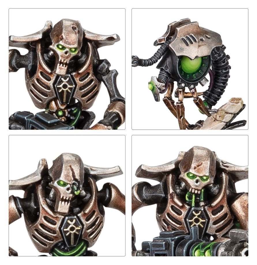 Warhammer 40K Combat Patrol Necrons Army Box Set – Games Workshop Warhammer 40,000 Miniatures Kit Featuring Necron Warriors, Canoptek Constructs &