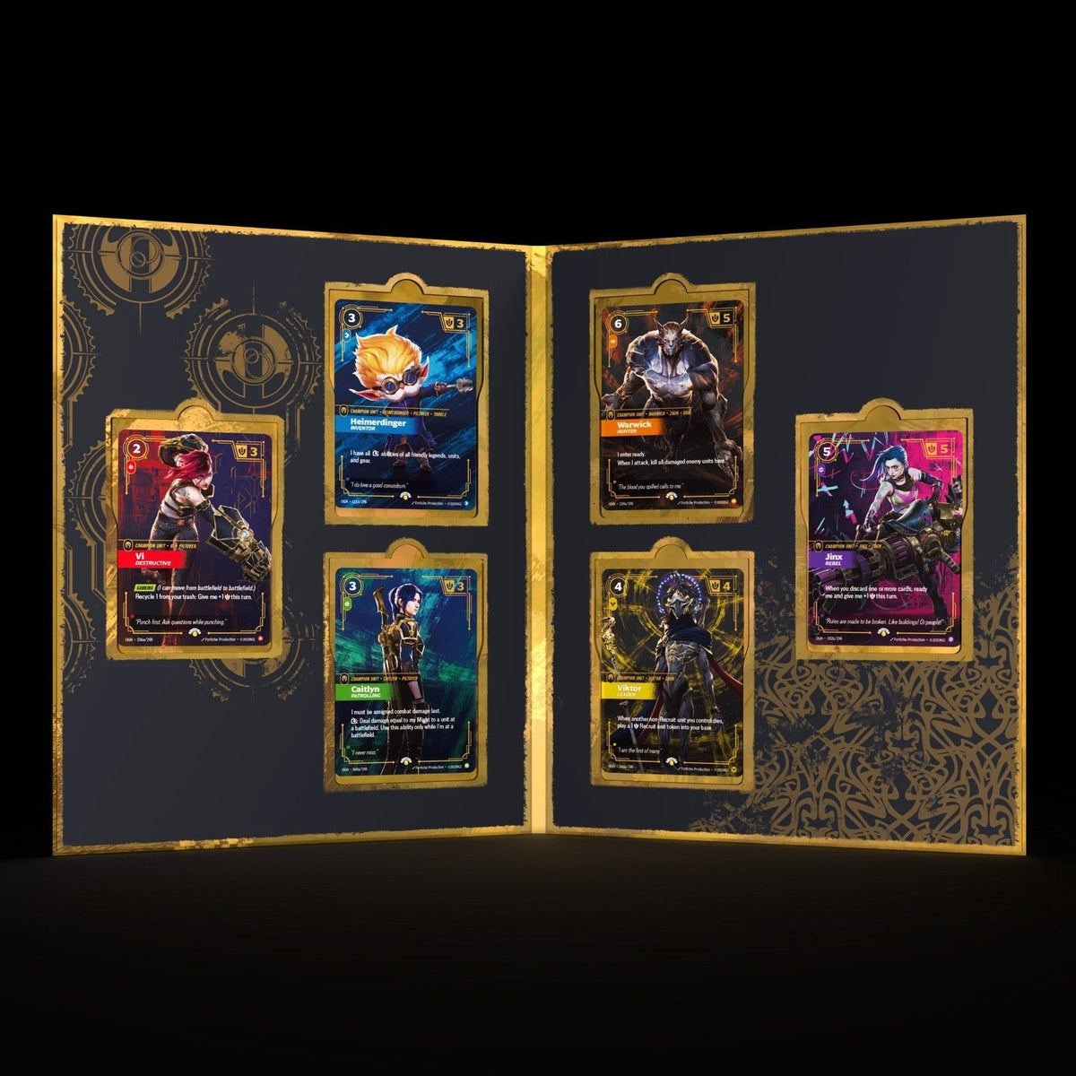 Riftbound League of Legends Arcane Box Set Six Foil Champion Legend Cards Card Game *Preorder*