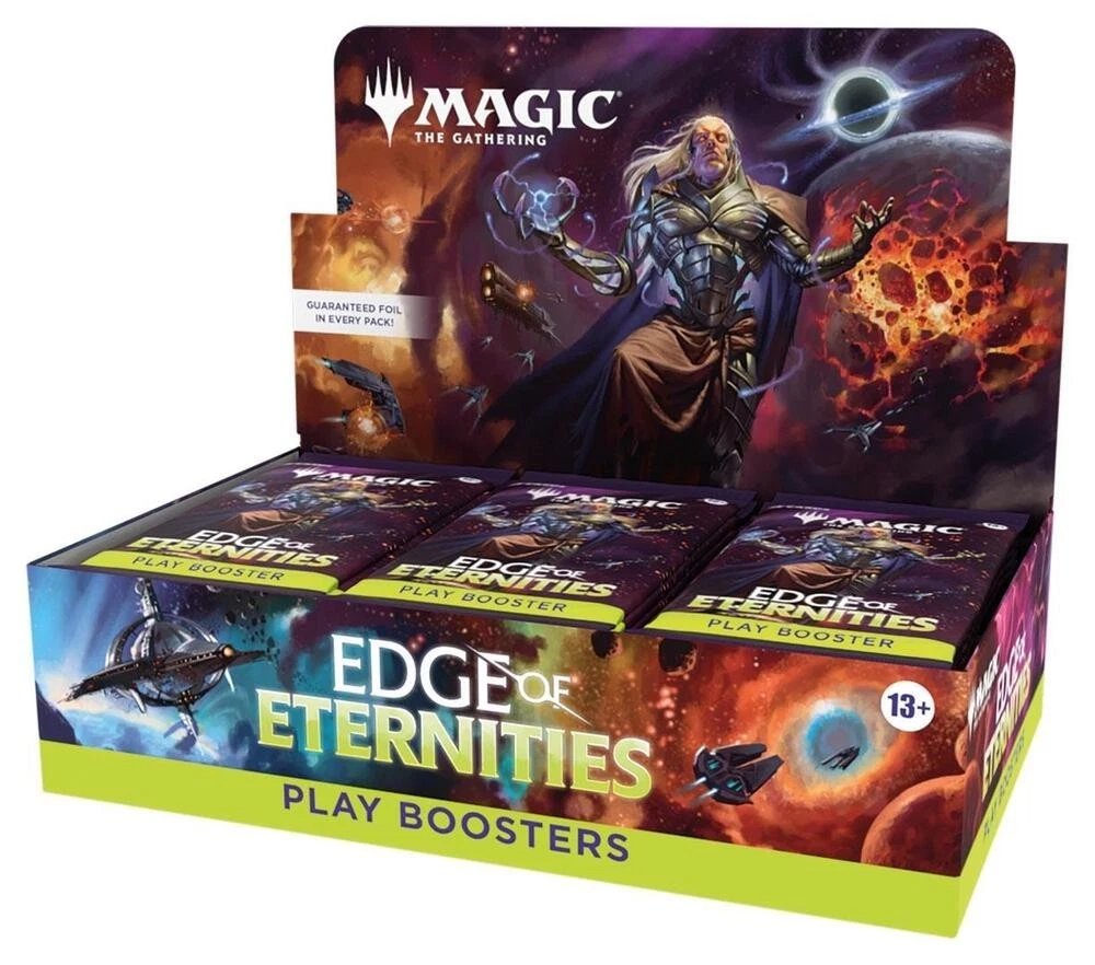 Magic: The Gathering Edge of Eternities Play Booster Box - 30 Play Booster Packs, 14 Cards Each, MTG TCG Trading Cards for Draft, Deck Building, and