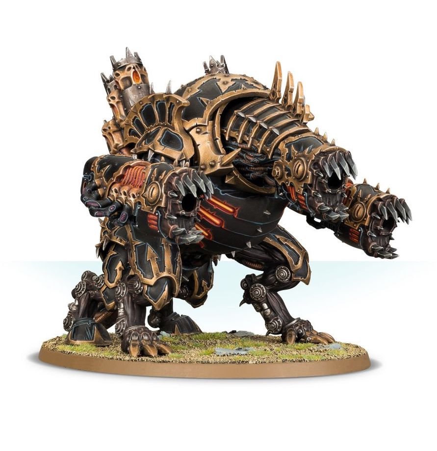 Warhammer 40K Chaos Space Marines Forgefiend Miniature Kit – Buildable Daemon Engine for Chaos Space Marines, World Eaters & Thousand Sons – Plastic