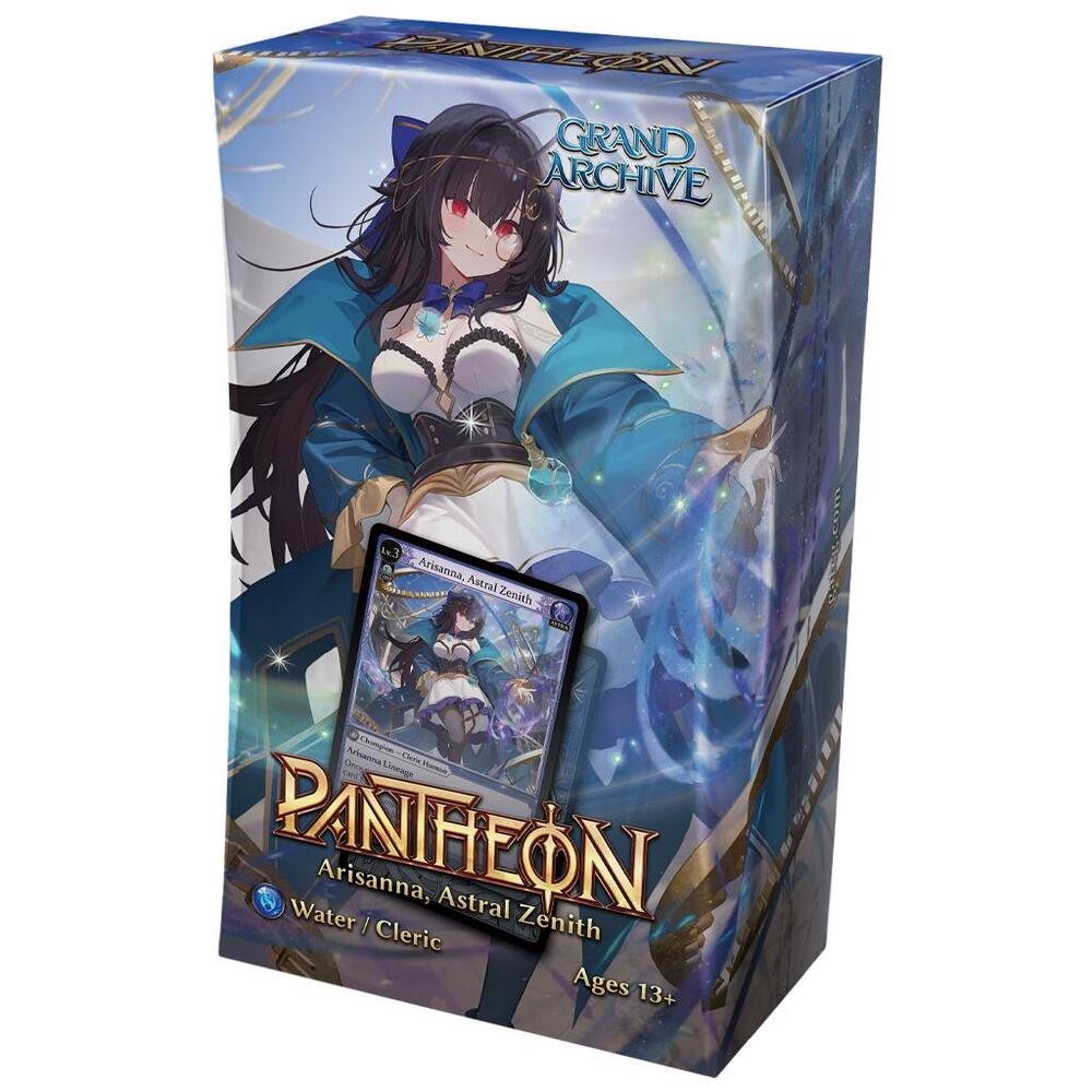 Grand Archive TCG Radiant Origins Pantheon Deck Arisanna Astral Zenith | Pre-Constructed 60-Card Strategy Card Game Deck
