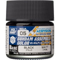 Gundam Assemble Color NGA05 Black Paint by Mr. Hobby - Premium Acrylic for Gundam Model Kits, Bandai Gundam Kits, Smooth Finish, High Coverage