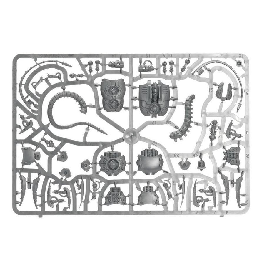 Warhammer 40,000 Necrons Canoptek Wraiths Miniatures Set – Build 3 Deadly Phase-Shifting Units – Fast Close Combat Hunters with 50mm Bases – Warhammer