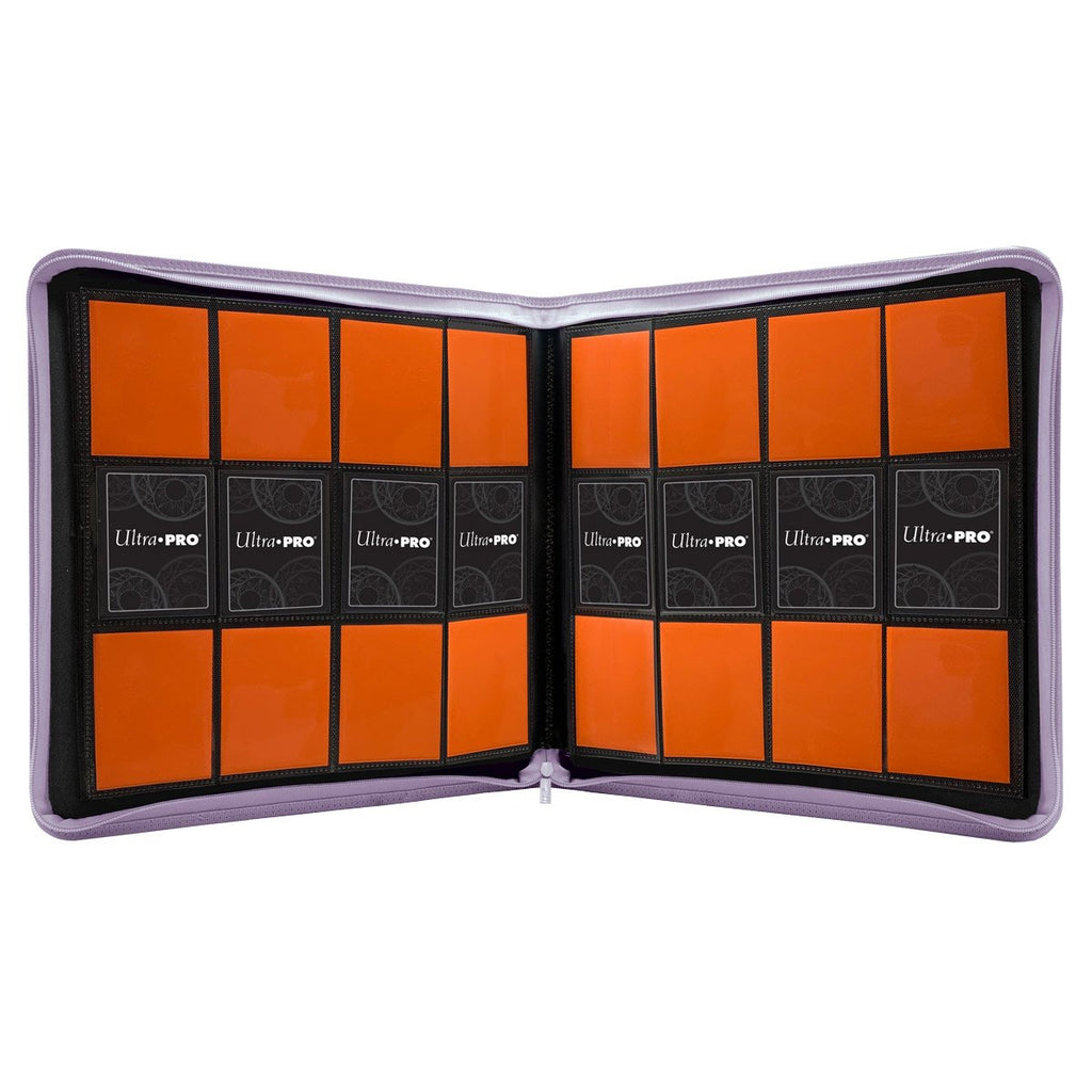 Ultra PRO 12-Pocket Zippered PRO Binder – Purple