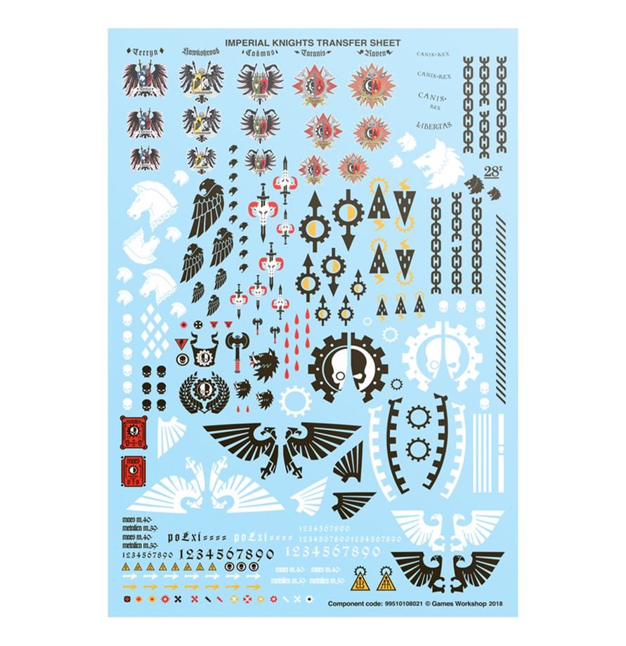 Warhammer 40K Imperial Knights Knight Questoris Model Kit – Multipart Plastic War Machine Figure with 6 Build Configurations for Warhammer 40,000