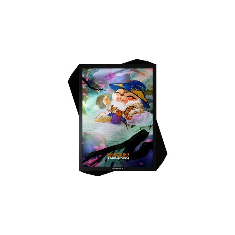Riftbound LOL TCG SpiritForged Teemo Card Sleeves - 100 Count Standard Size Deck Protector for Trading Cards, TCG, Collectible Card Games & Card Deck