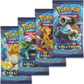 Pokémon TCG XY Evolutions Booster Pack Art Bundle – 4 Packs