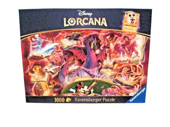 Disney Lorcana TCG Glimmers of the Realm Puzzle Ruby by Ravensburger, 1000 Piece Disney Puzzle for Adults, Disney Lorcana Collectible Jigsaw