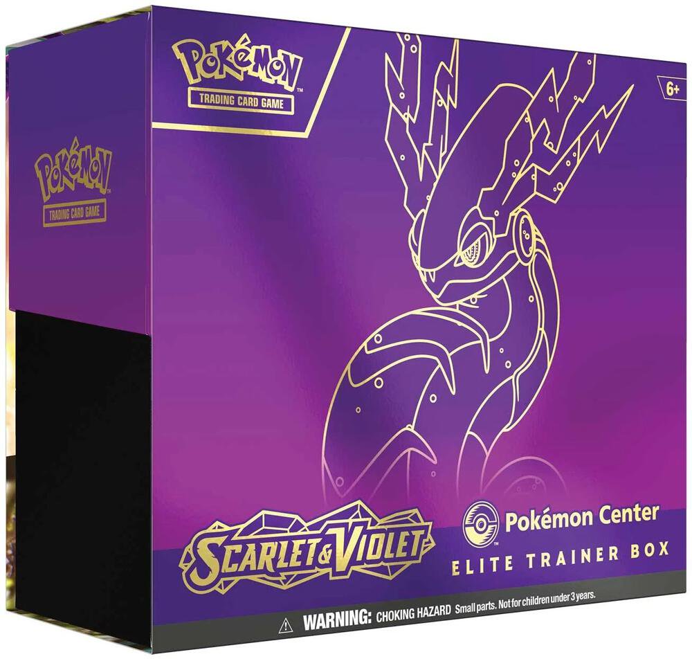 Pokemon TCG Scarlet and Violet SV01 Pokemon Center Elite Trainer Box Purple Edition