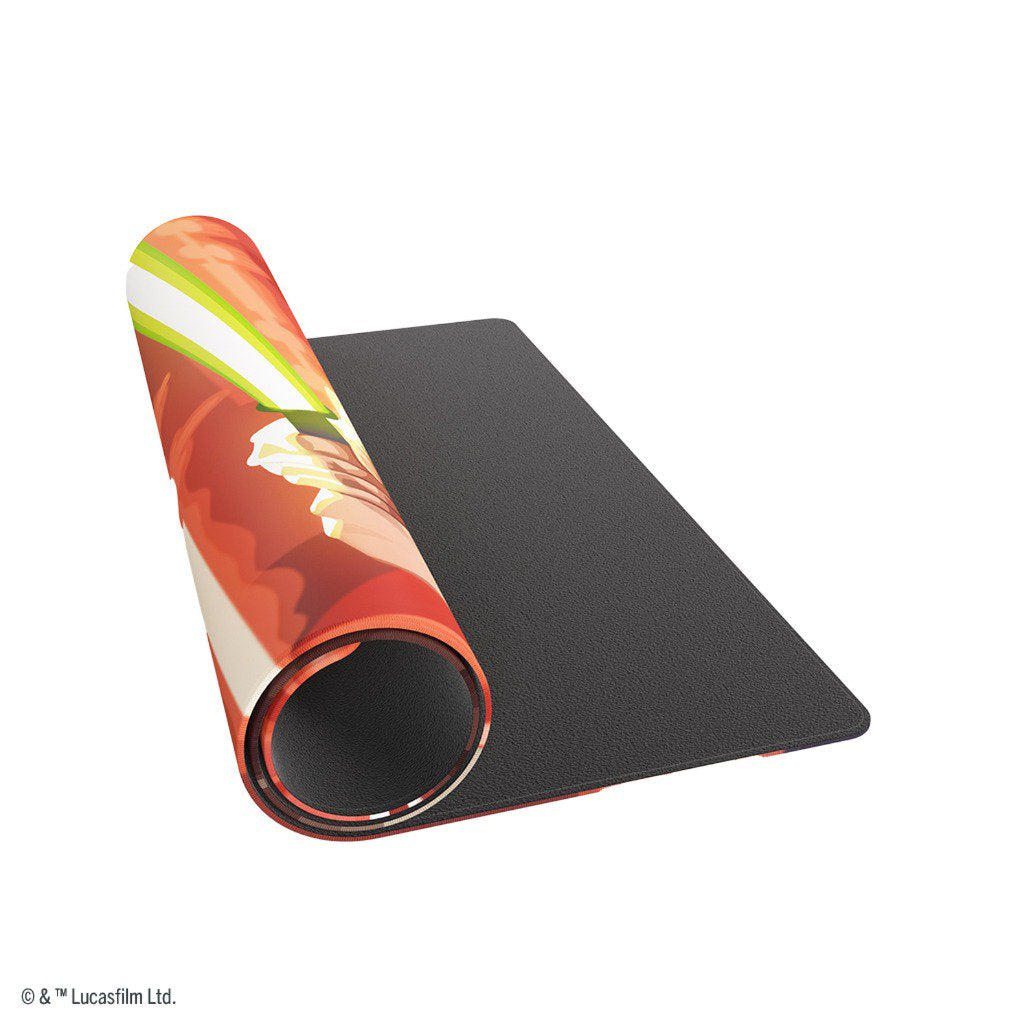 Star Wars Unlimited Game Mat Qui-Gon Jinn, 2mm Cushioned Playmat with Anti-Slip Backing, Full Color Officially Licensed Star Wars Game Mat for TCG