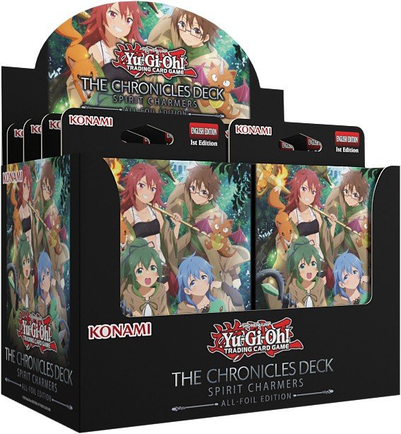 Yu-Gi-Oh The Chronicles Spirit Charmers Structure Deck Box All-Foil Edition