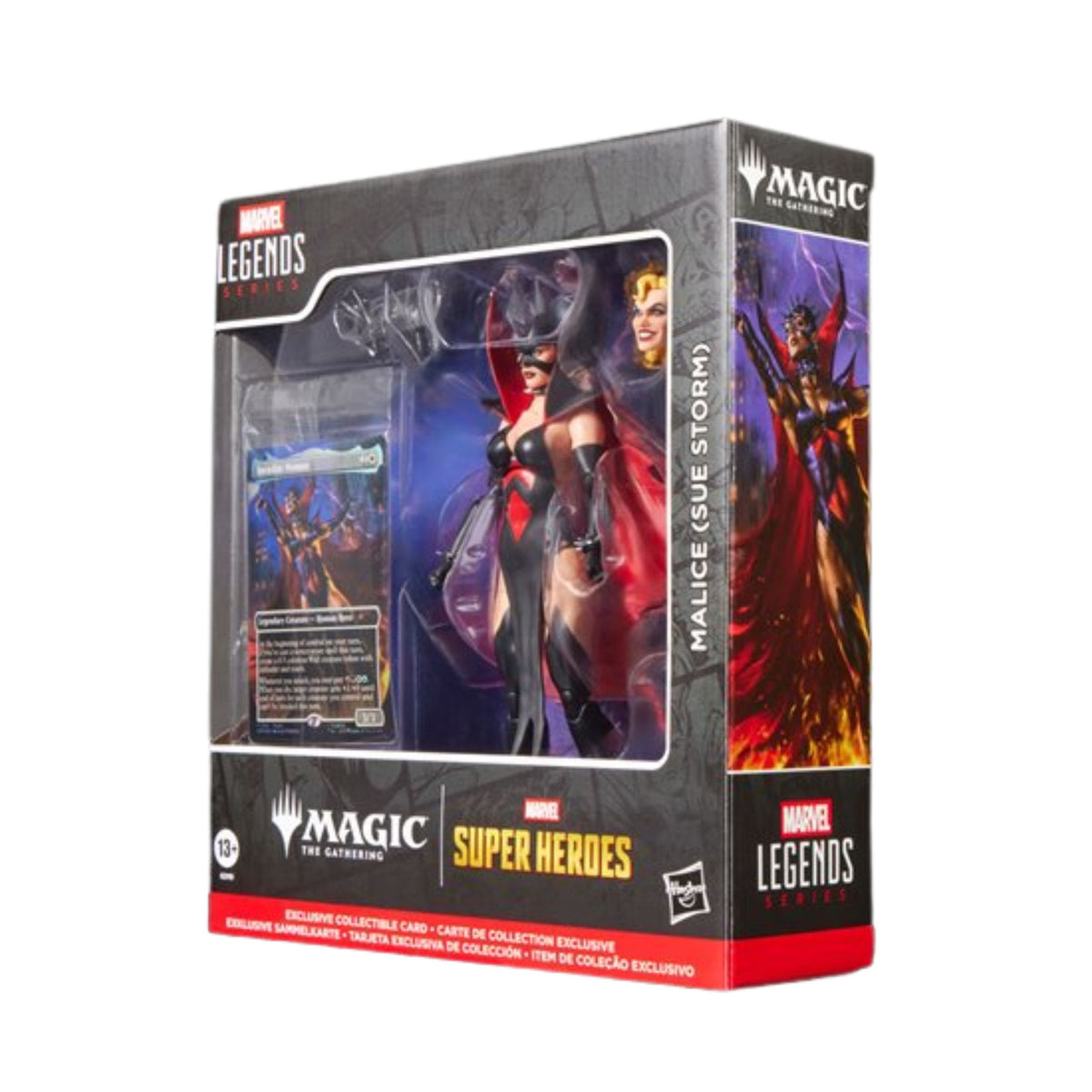 Magic: The Gathering Marvel Super Heroes Malice Sue Storm 6-Inch Action Figure with Exclusive Foil Trading Card, Marvel Legends Collectible Figure