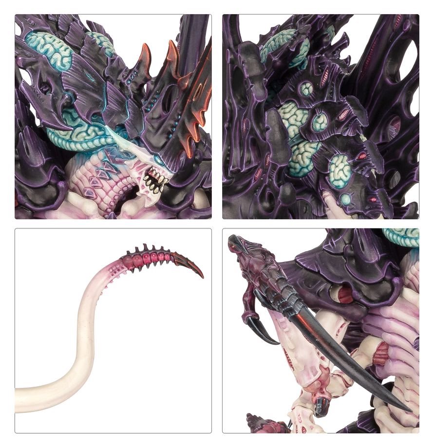 Warhammer 40,000 Tyranids Norn Emissary Miniature Model Kit – Builds Norn Emissary or Norn Assimilator – Massive Psychic Monster with Citadel 100mm
