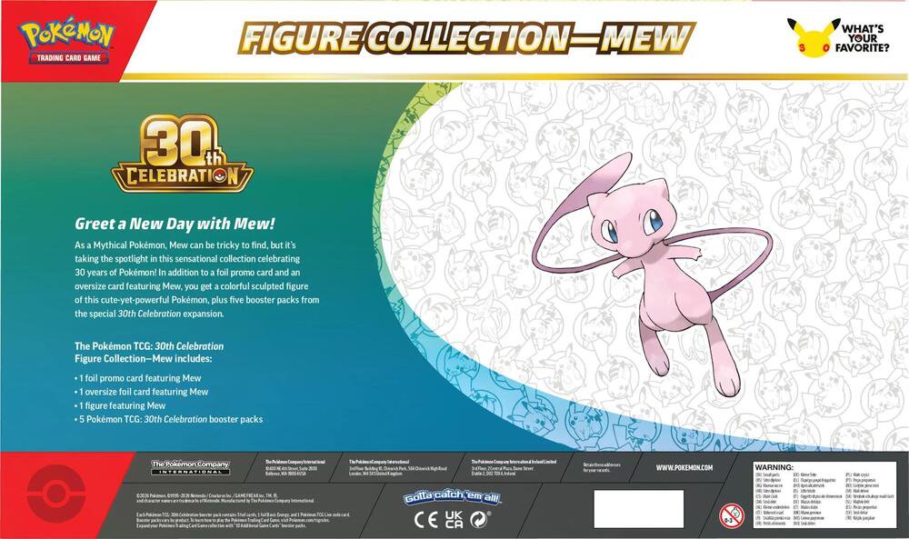 Pokémon TCG: 30th Celebration Figure Collection - (Preorder)