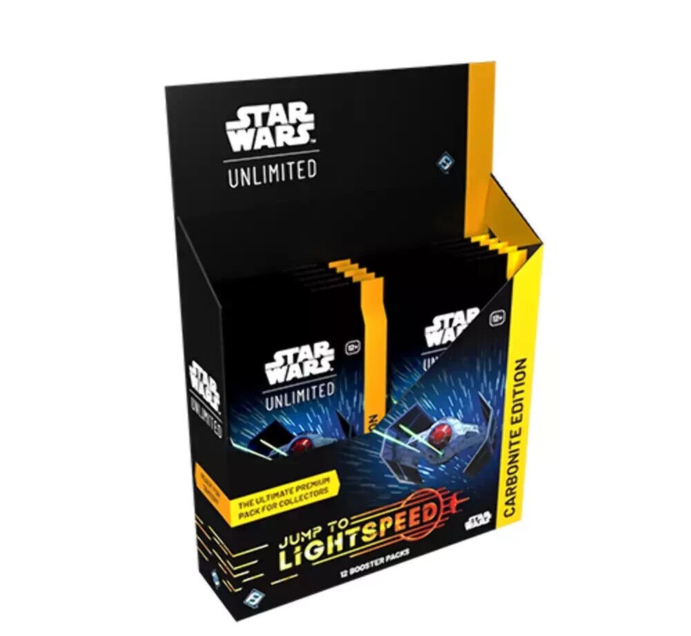 Star Wars: Unlimited - Jump to Lightspeed Carbonite Booster Display