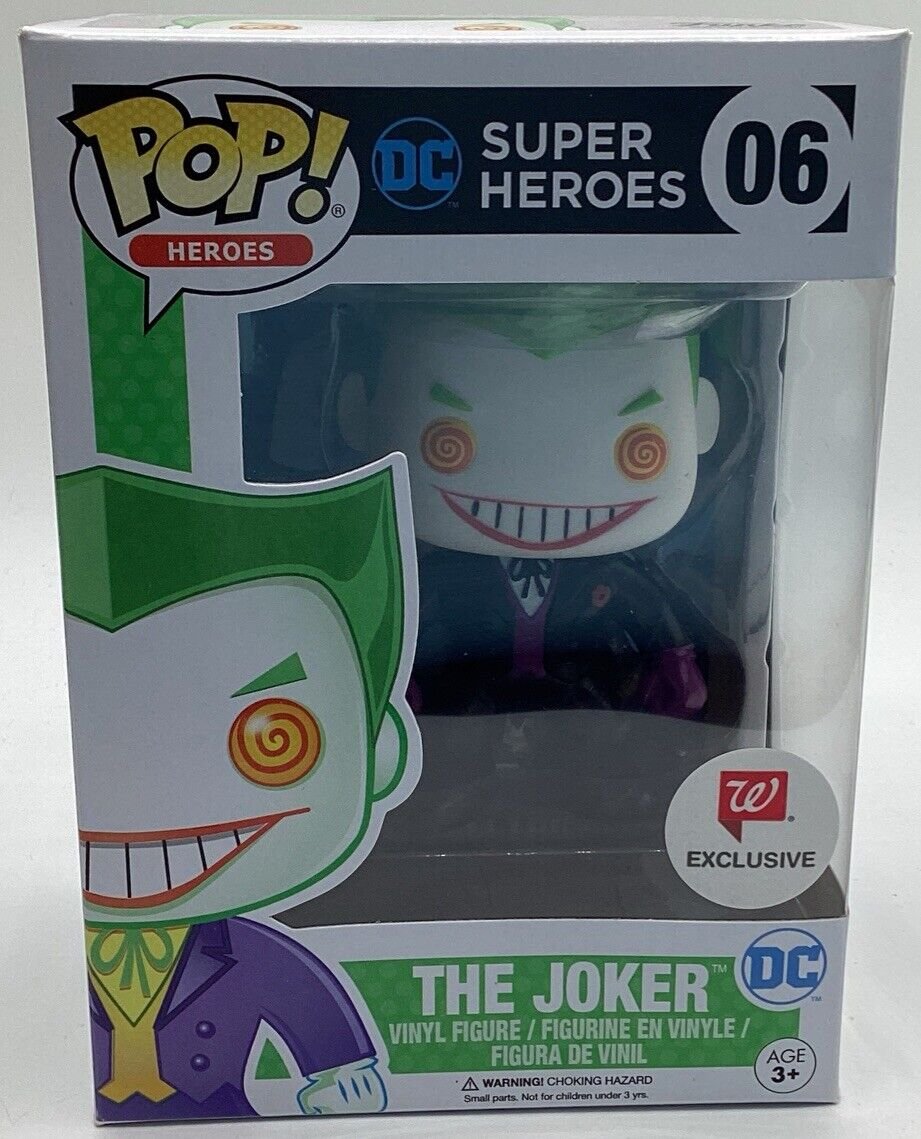 Funko Pop! Vinyl: DC Comics - Black Suit Classic Joker #06 Walgreens Exclusive