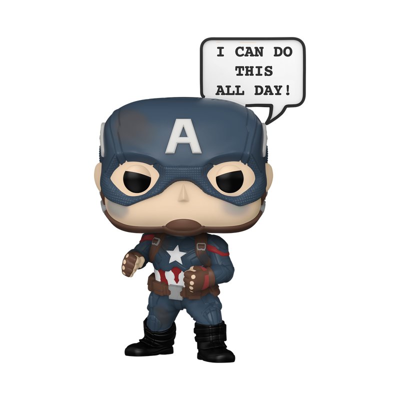 Captain America (I Can Do This All Day) Funko Pop! Marvel Studios The Infinity Saga - WonderCon 2025 Exc SHARED Sticker - Approx. 4.55" Exclusive