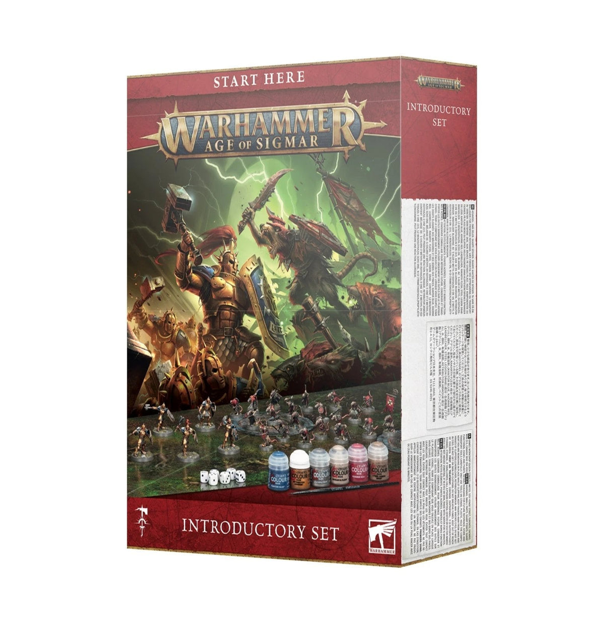 Warhammer Age of Sigmar Introductory Set – Games Workshop Miniatures, Figures, Starter Kit & Accessories – Collectible Warhammer 40K Action Figures
