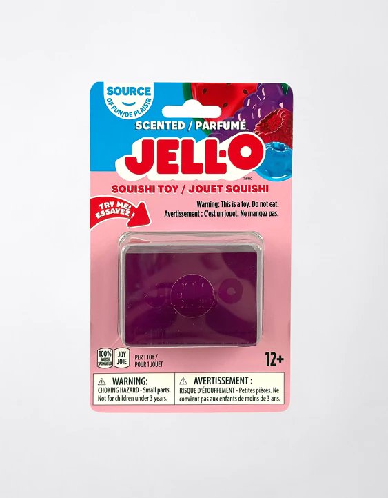 Jell-O Squishi Toy Soft Squeezable Sensory Fidget Collectible Toy