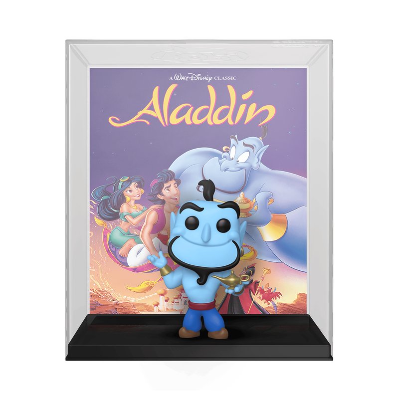 Genie with Lamp Funko Pop! VHS Covers Alladin - Approx. 4.5" Collectible Vinyl Figure #14 with Case