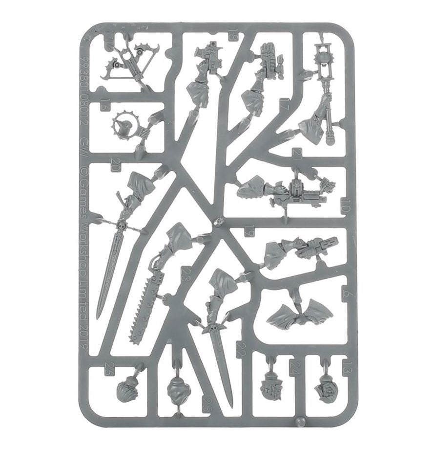 Warhammer 40K Combat Patrol Adepta Sororitas Army Set – 27 Multipart Plastic Miniatures, Sisters of Battle Warhammer 40,000 Starter & Expansion Box