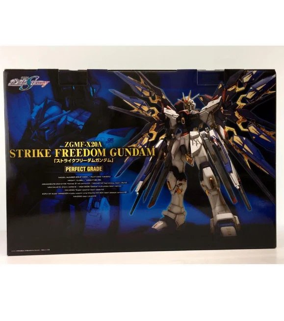 STRIKE FREEDOM GUNDAM ZGMF-X20A PG 1/60 Perfect Grade Model Kit – Bandai Collectible Gundam Model for Fans and Display