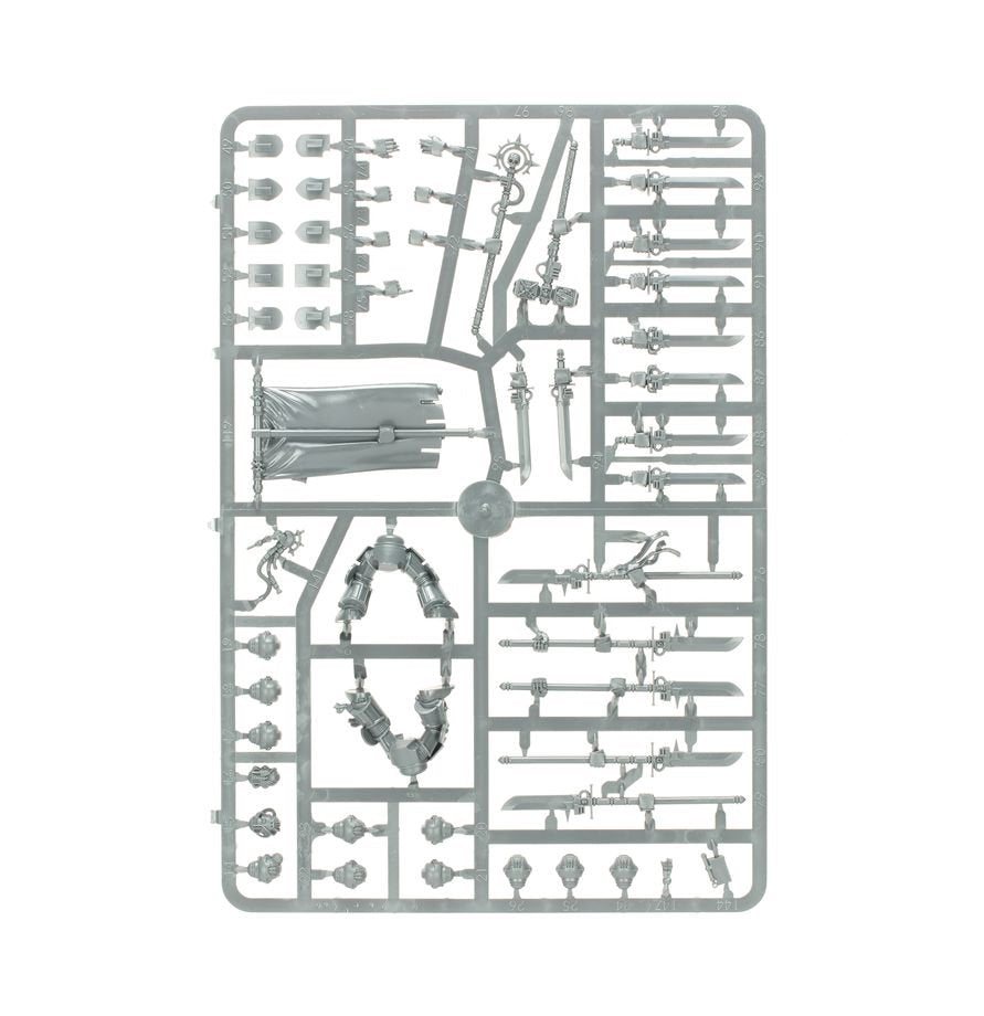 Warhammer 40K Combat Patrol Grey Knights Army Set – 17 Miniatures Including Castellan Crowe, Strike Squad, Brotherhood Terminators & Venerable