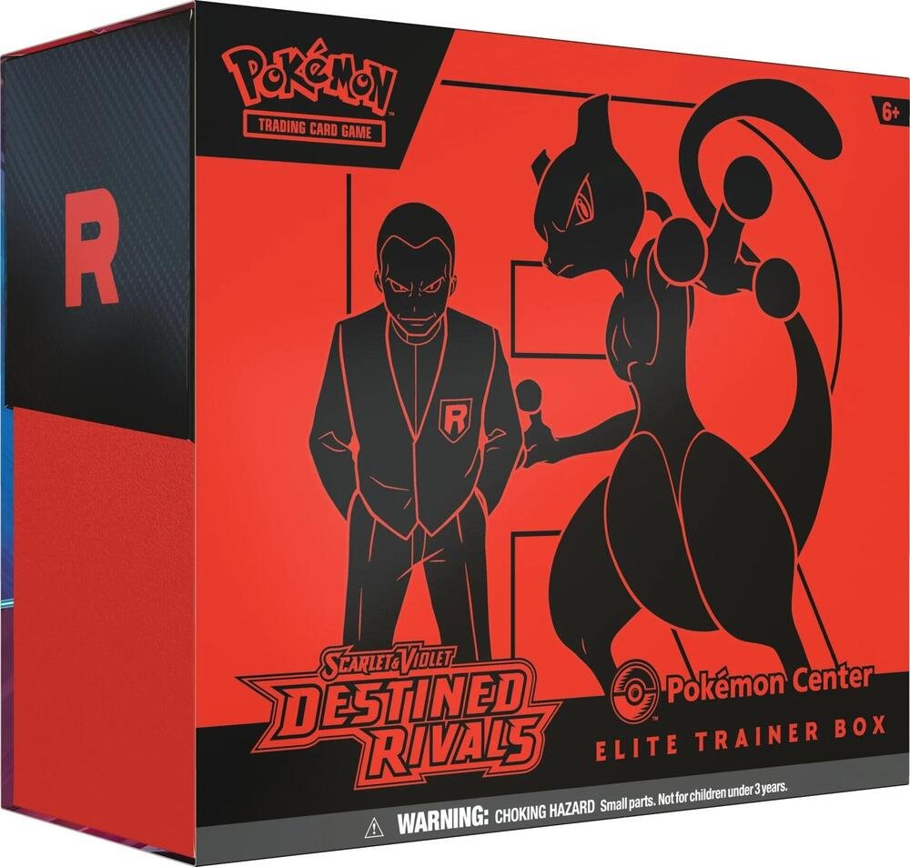 Pokemon TCG Scarlet & Violet Destined Rivals Pokemon Center ETB – Elite Trainer Box for Pokemon Card Game