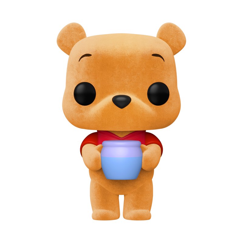 Winnie the Pooh Holding Honeypot Funko Pop! Disney Flocked Exclusive Limited Edition 5000pcs - Approx. 3.65" Collectible Vinyl Figure #1512 with